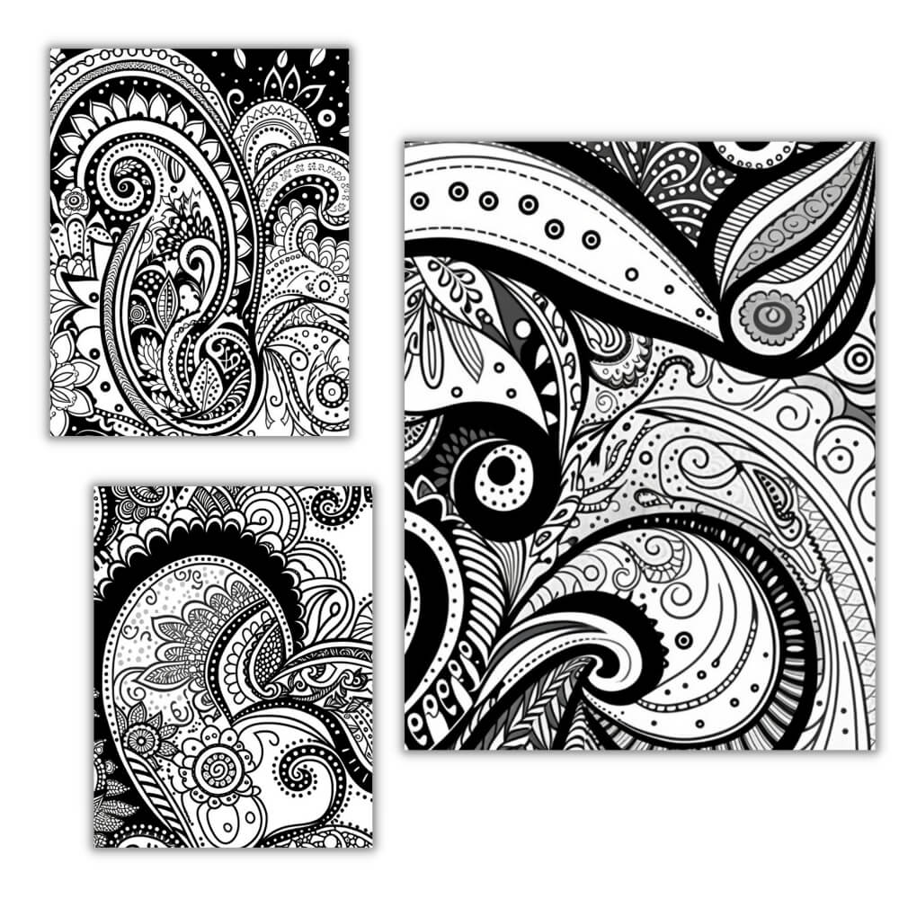 Paisley Coloring Pages - 11 Printable Designs