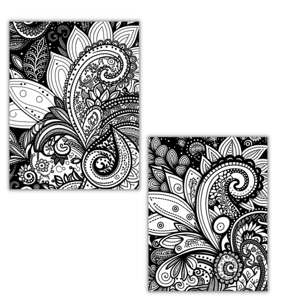 Paisley Coloring Pages - 11 Printable Designs