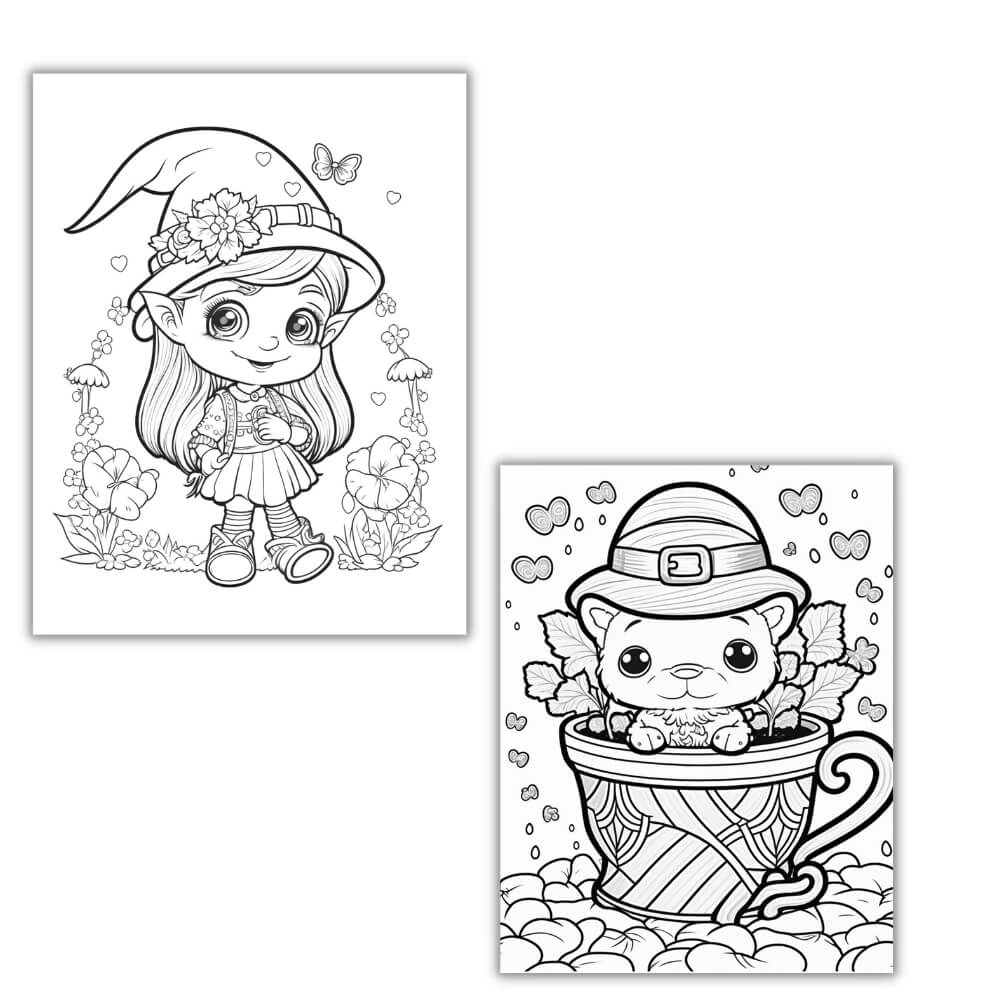 St. Patrick’s Day Coloring Pages – 11 Printables