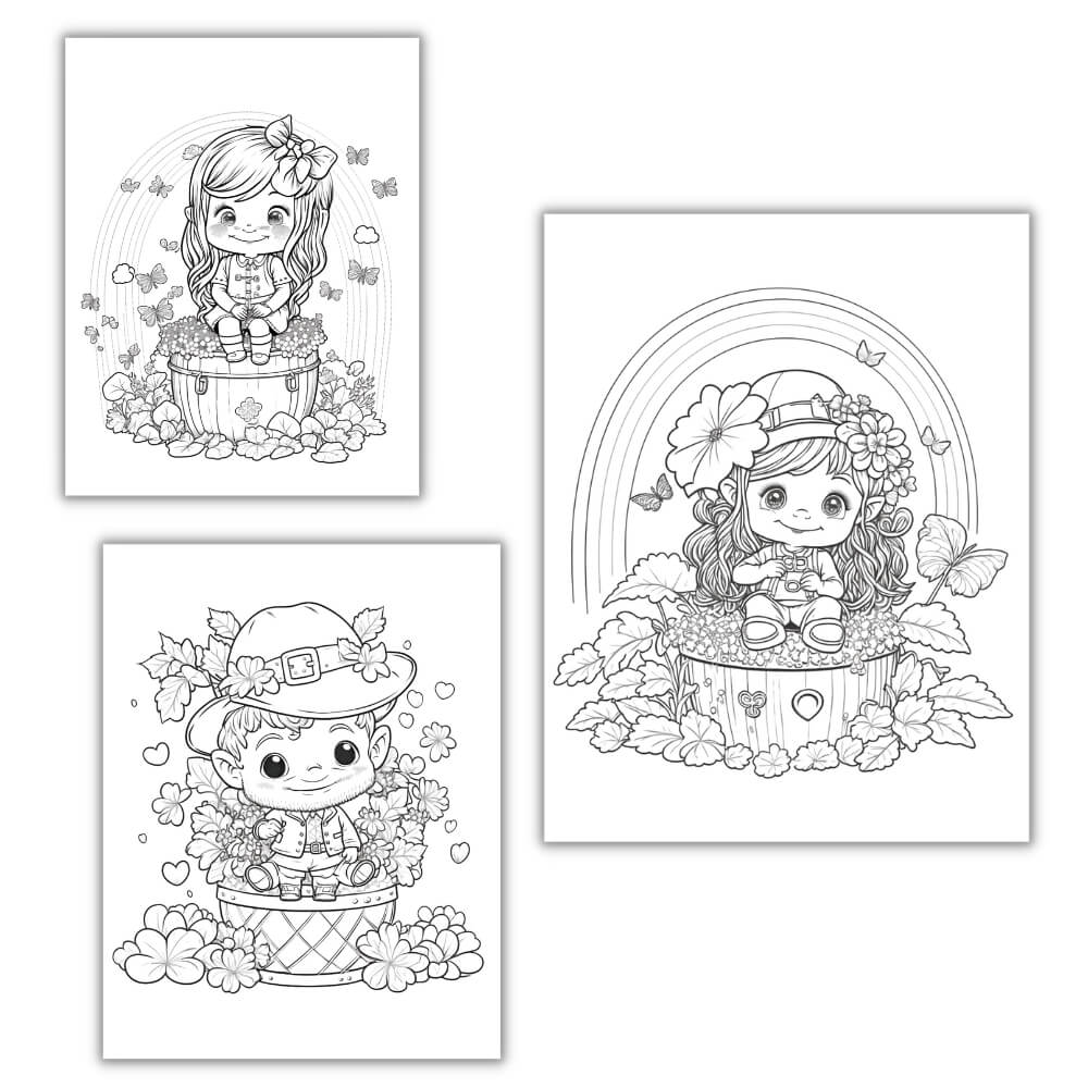St. Patrick’s Day Coloring Pages – 11 Printables