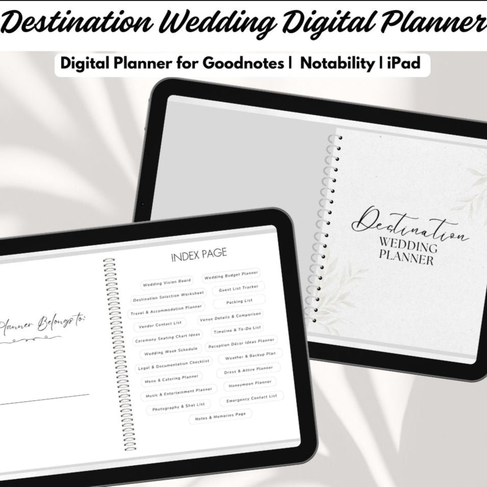 Digital Destination Wedding Planner