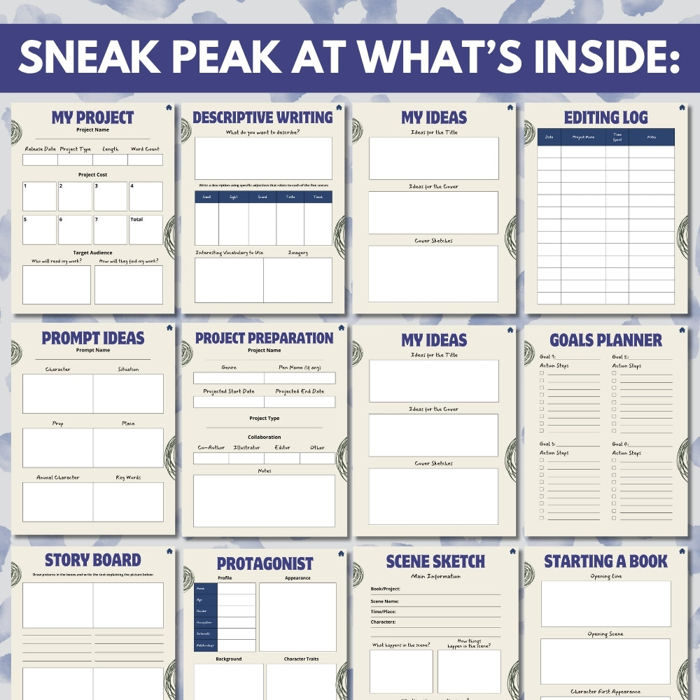 Digital Writer's Planner