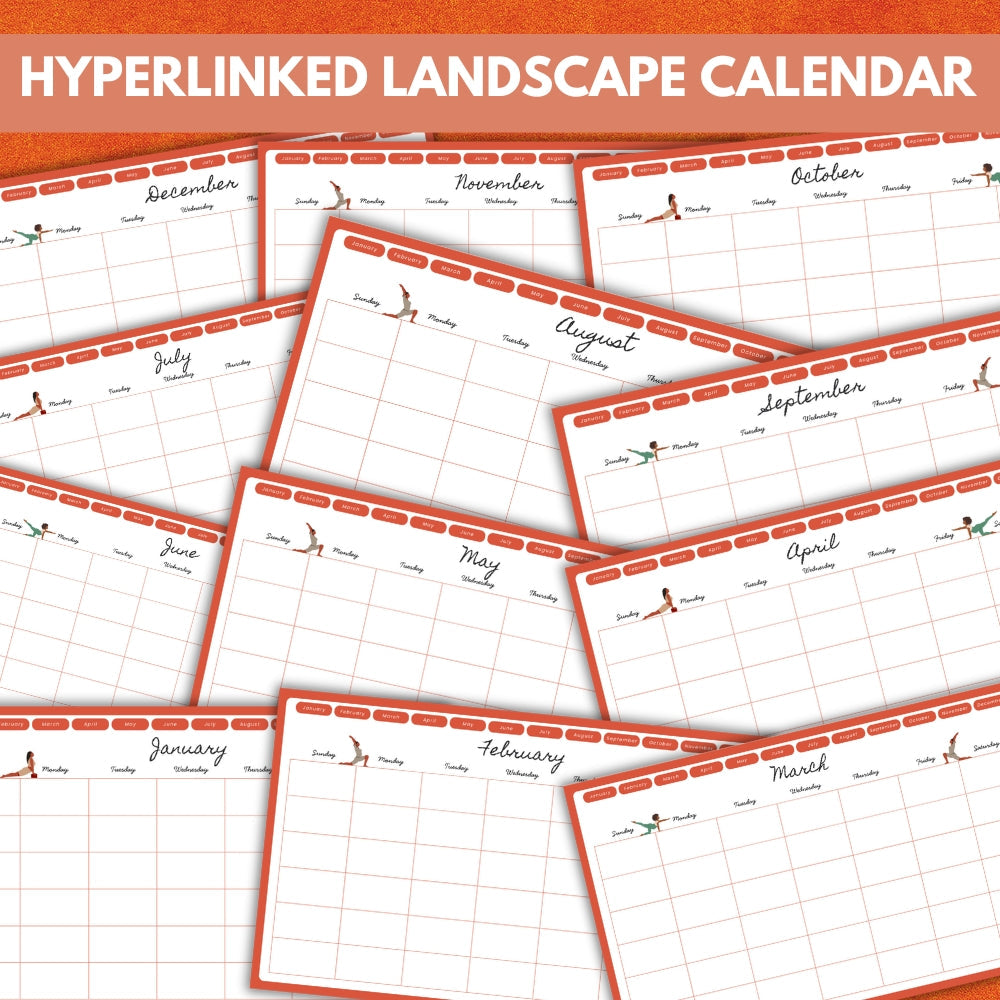 Digital Yoga Journal/Planner