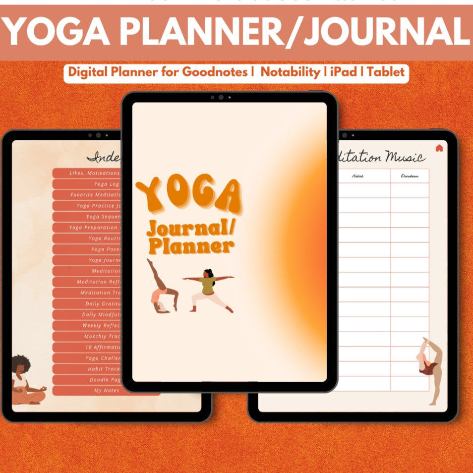 Digital Yoga Journal/Planner