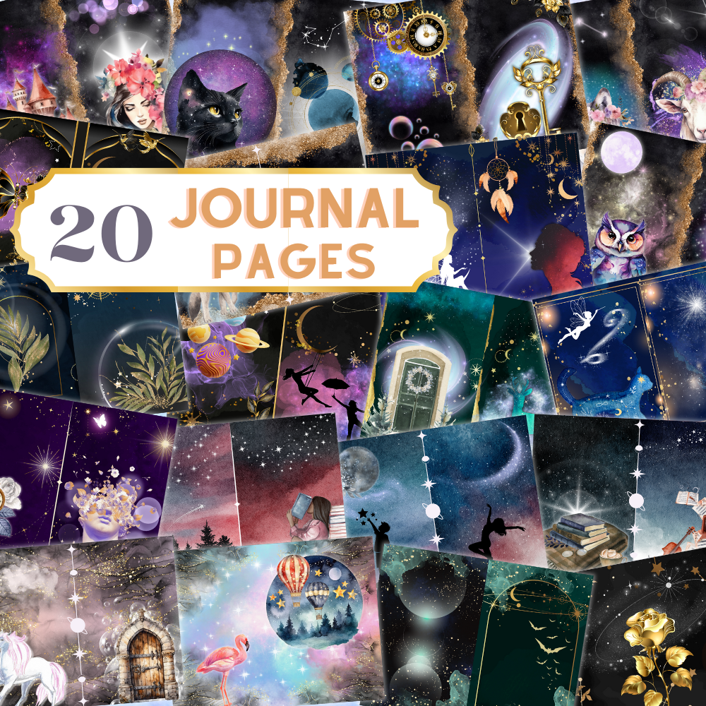 PLR Dreamy Junk Journal | Journals for creative expression | My Store