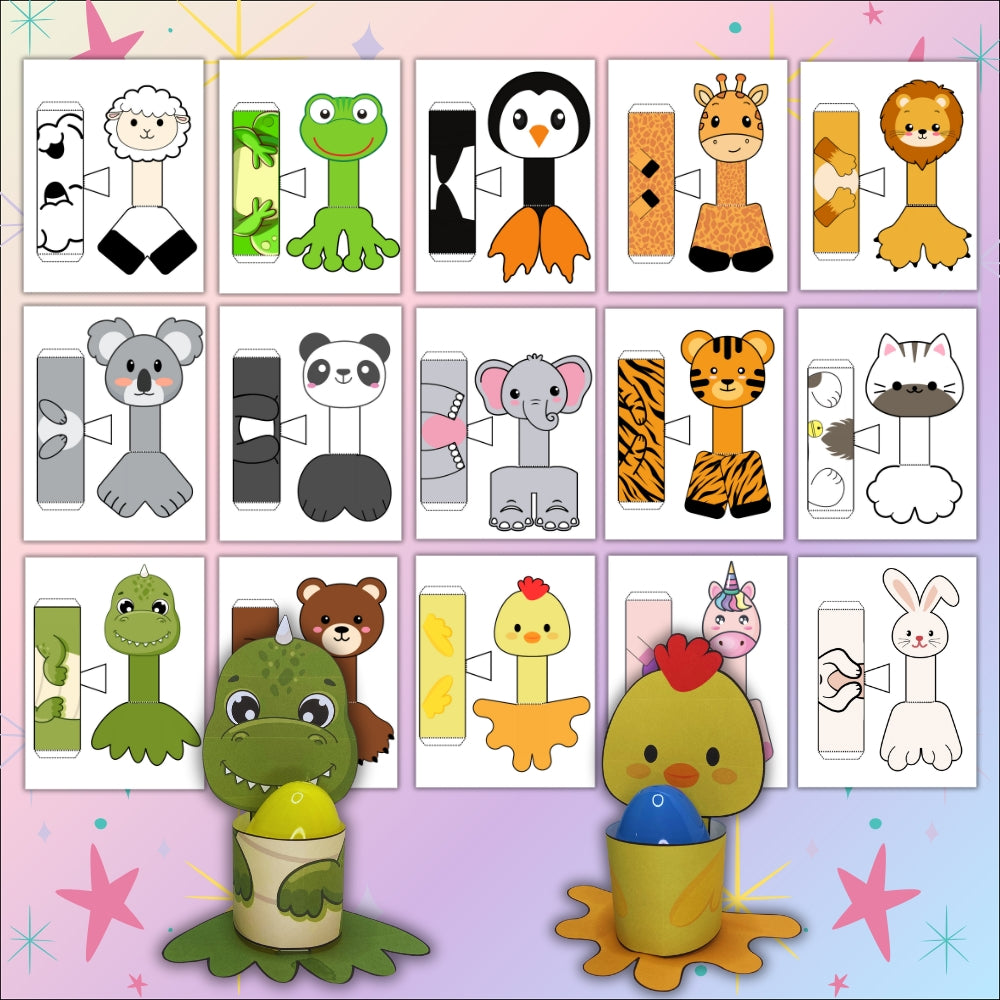 Printable Easter Egg Holders – 15 Adorable Designs