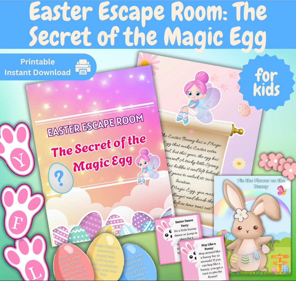 Easter Escape Room for Kids – 9 Fun Challenges