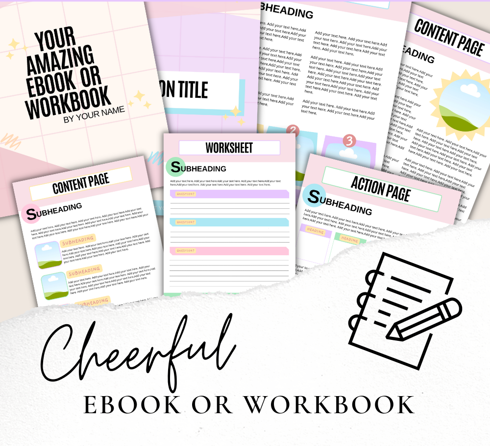 Ebook or Workbook (Cheerful Design)
