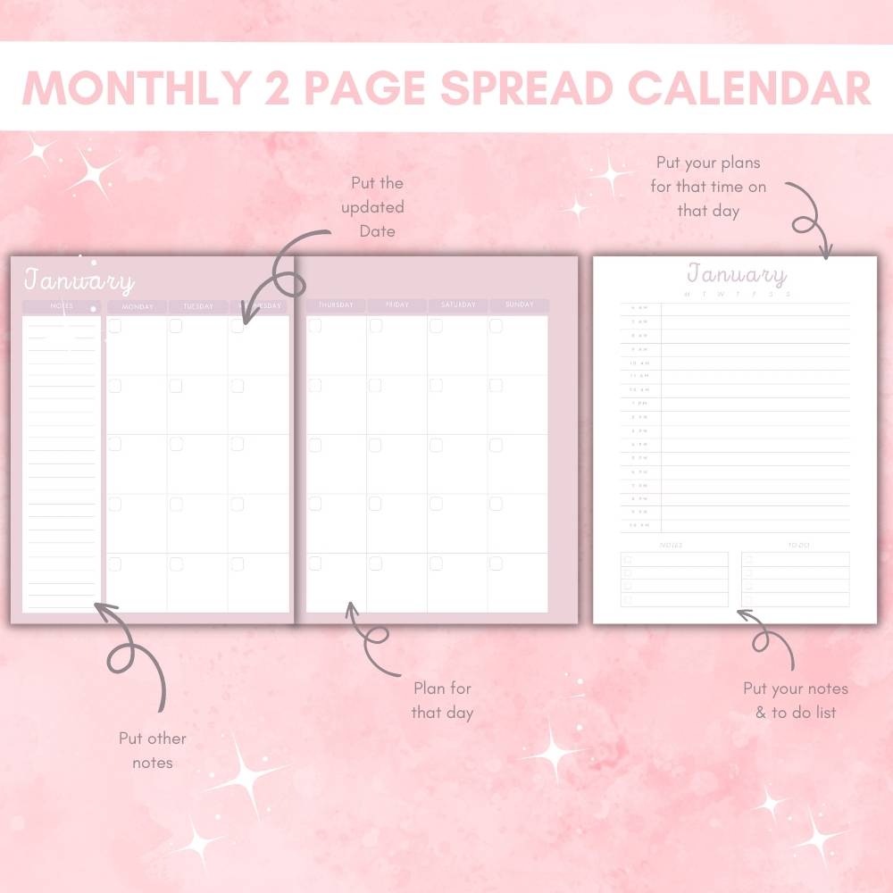 Pink Emergency Planner
