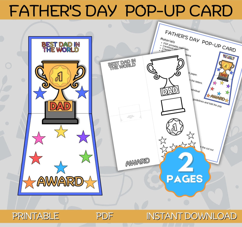 Father's Day Pop UP Card