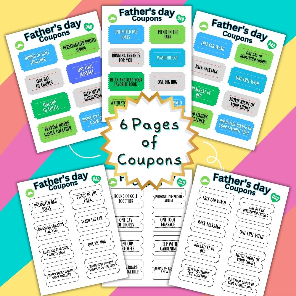 Father’s Day Activity Bundle – Fun Kids Printable Pack