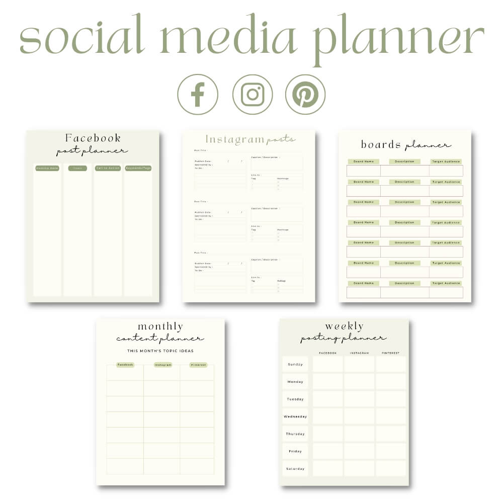 Floral Business Planner | Content Creator’s Tool for Growth & Organization