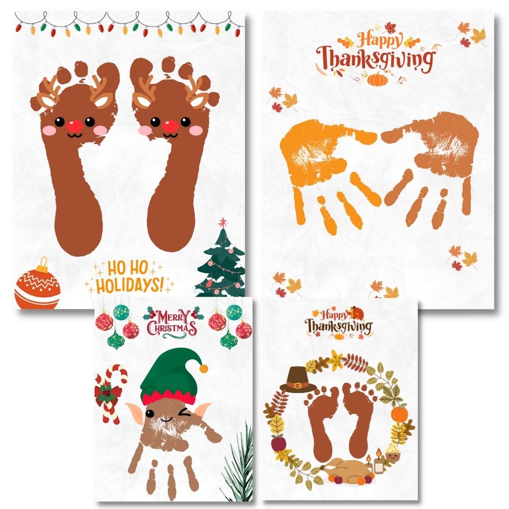 Handprint & Footprint Crafts – Fun Kids Activity Pack