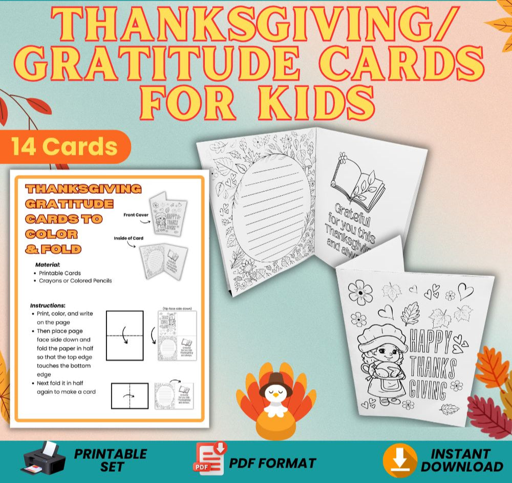 Thanksgiving Gratitude Cards