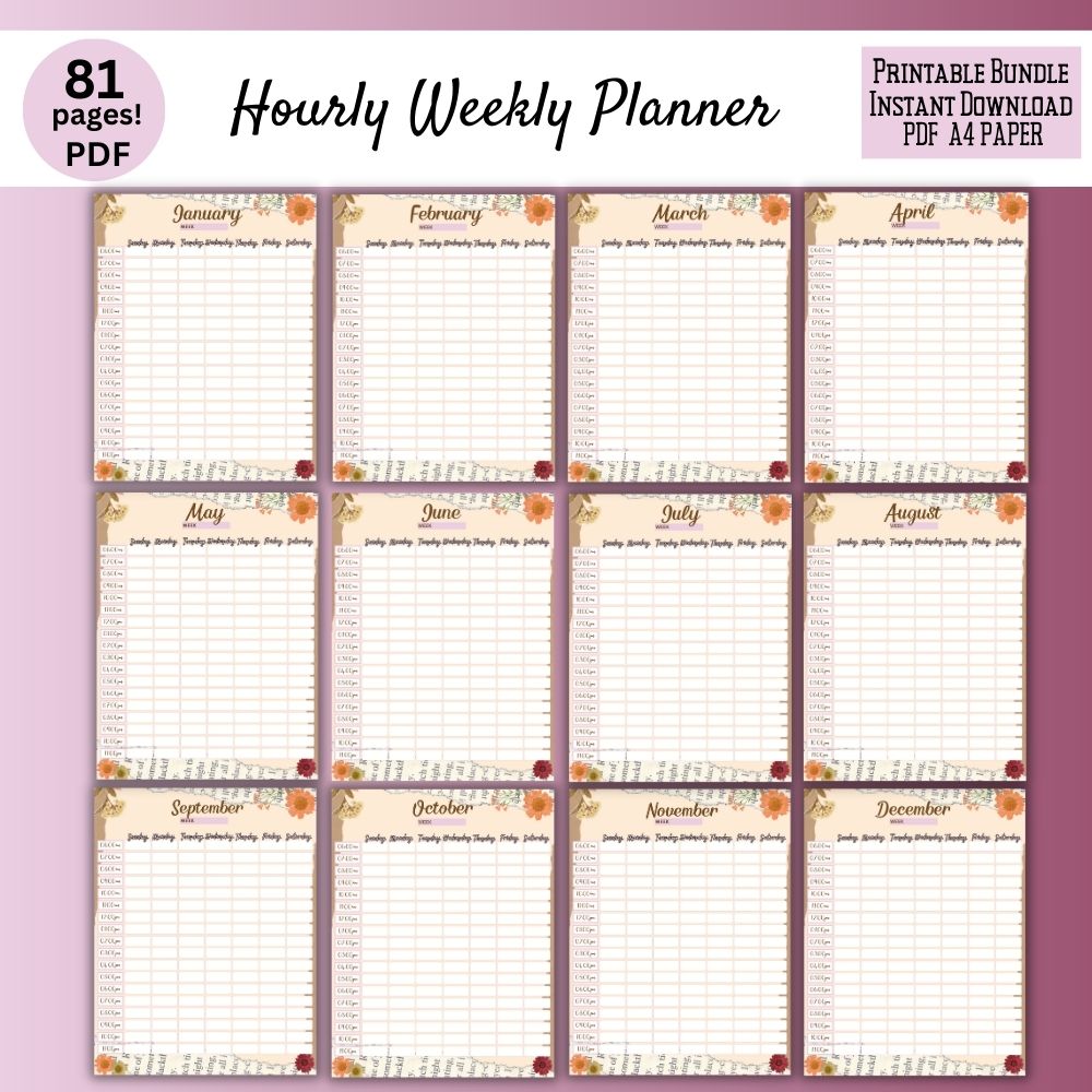 Floral Gratitude Journal – 81 Page Printable