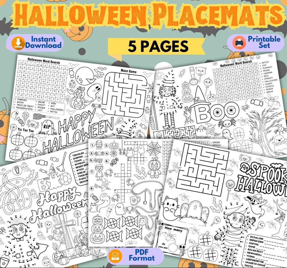 Halloween Placemats