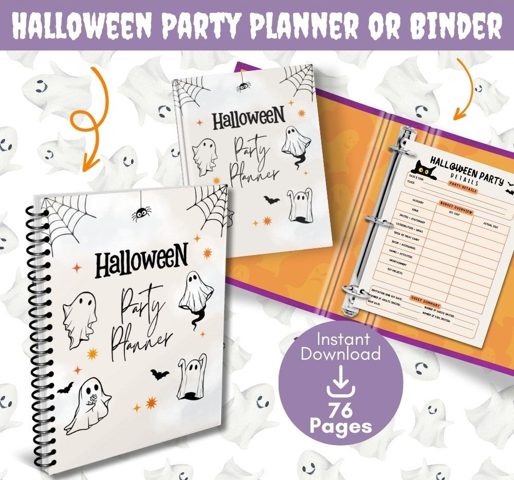 Halloween Planner | Organize Spooky Fun Parties & Costumes