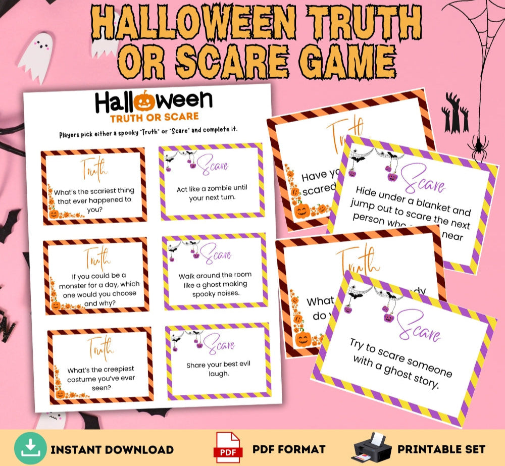 Halloween Truth or Scare Game
