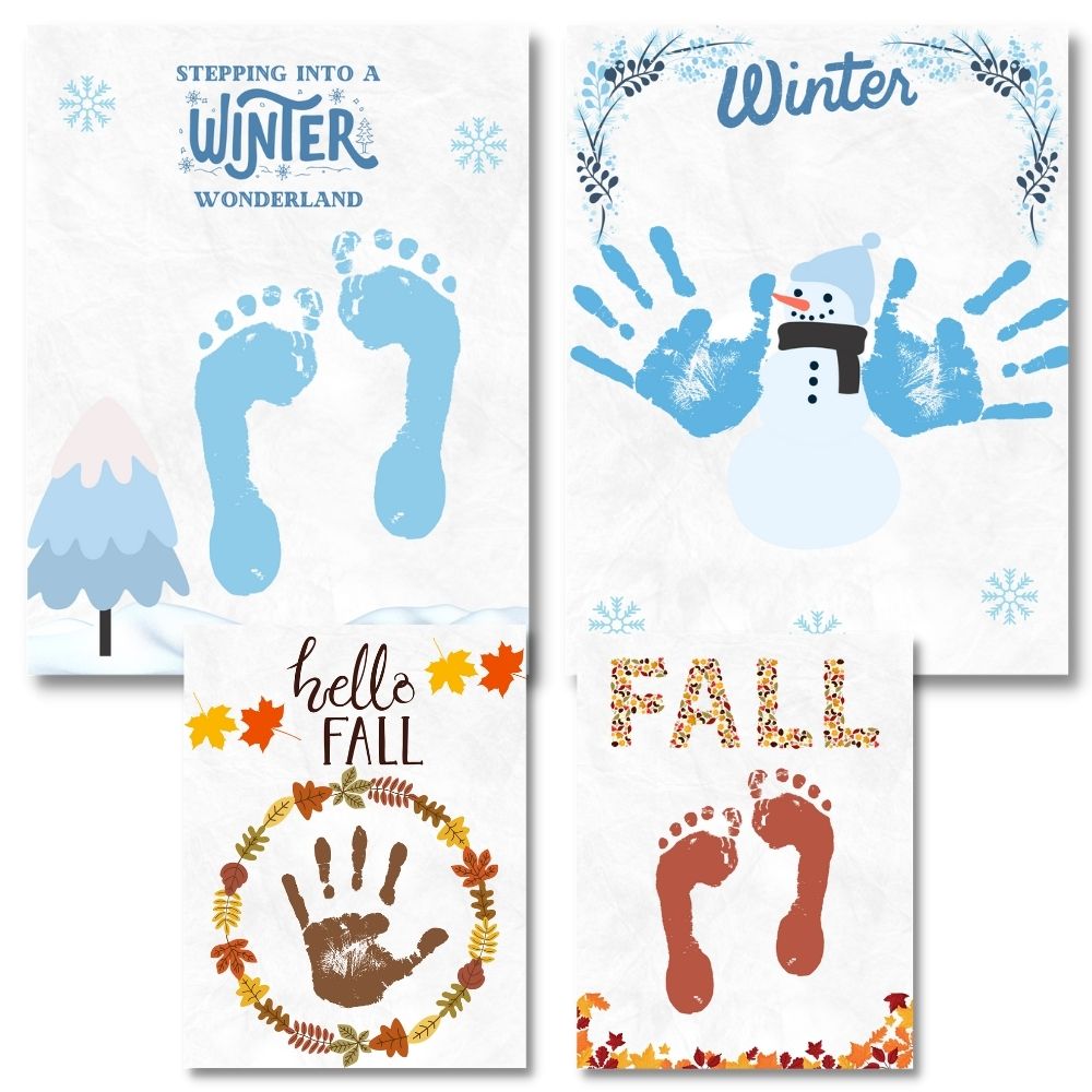 Handprint & Footprint Crafts – Fun Kids Activity Pack