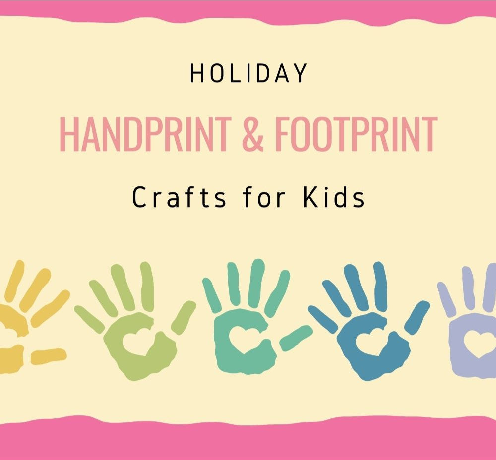 Handprint & Footprint Crafts – Fun Kids Activity Pack