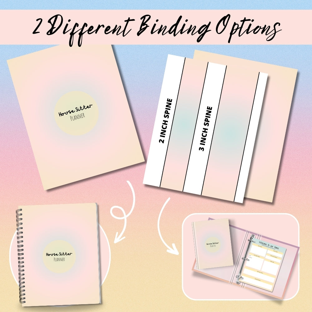 PLR House Sitter Planner | Editable Home Management Templates