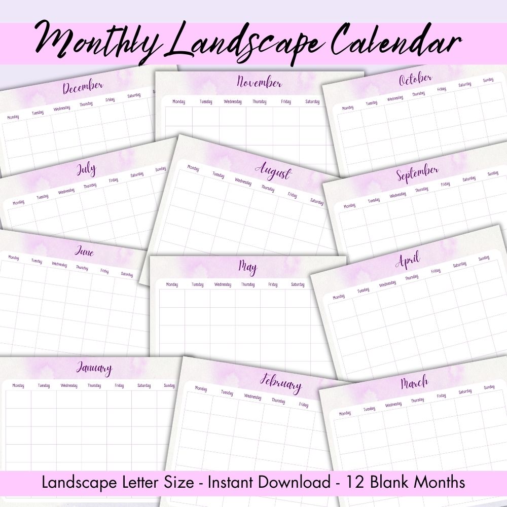 PLR Purple House Sitter Planner | Editable Home Organizer Templates