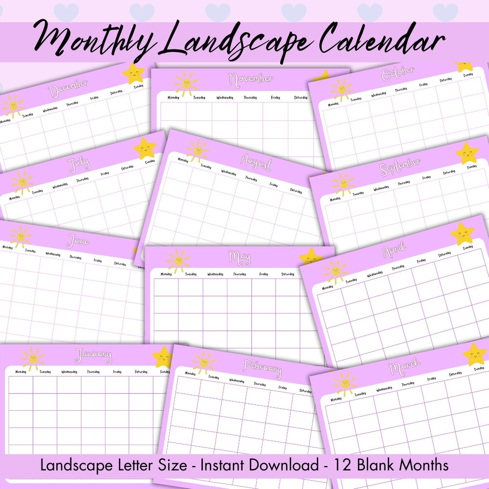 Purple Kids Chore Chart – Fun Printable Organizer
