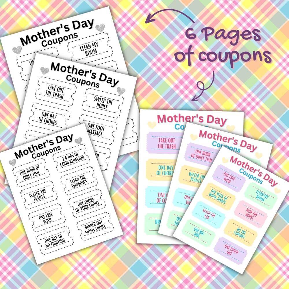 Mother’s Day Activity Bundle – 20 Printable Pages