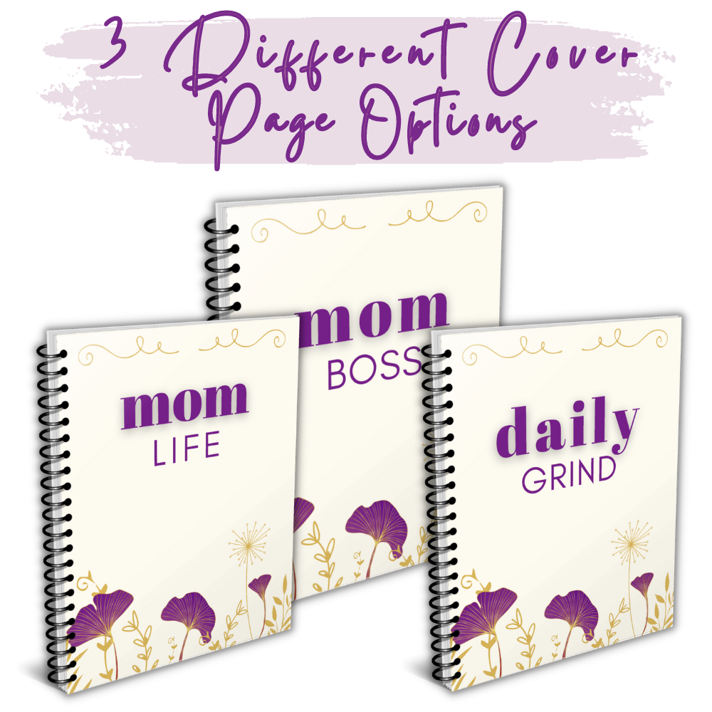 Purple Busy Mom Planner