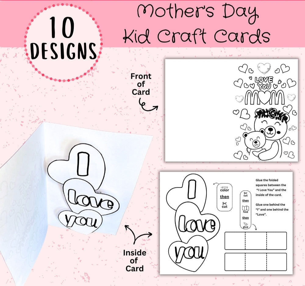 Mother's Day Cards Kid Craft