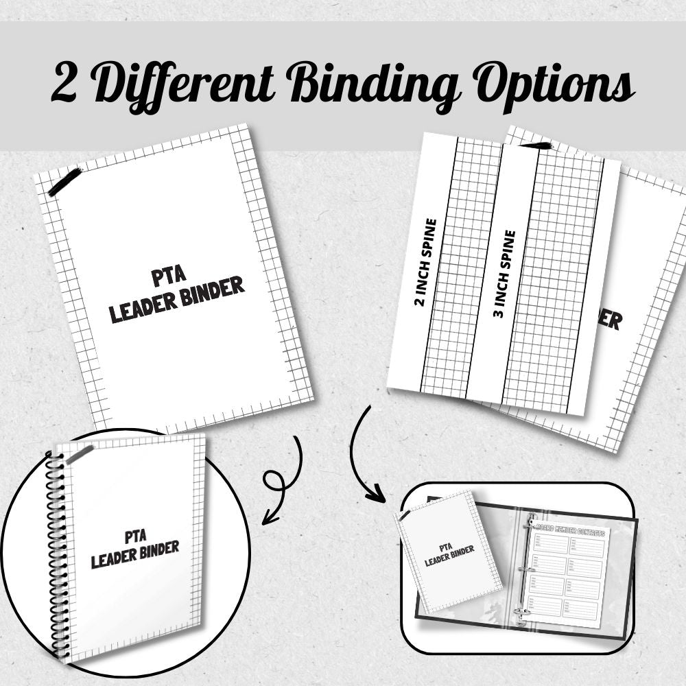 PTA Leader Planner | Organize Meetings Events & School Goals