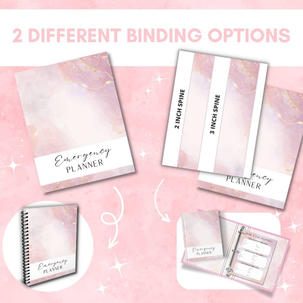 Pink Emergency Planner