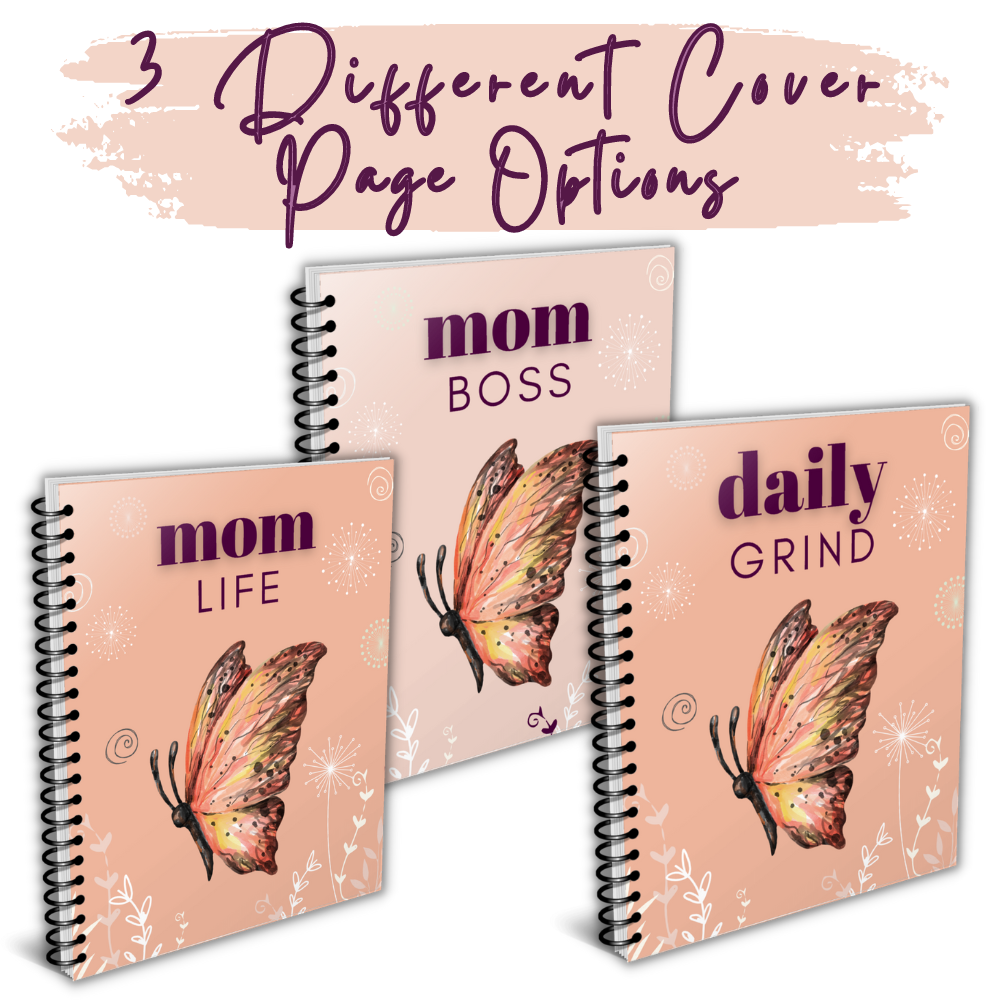PLR Busy Mom Planner | Butterfly Design Editable Templates