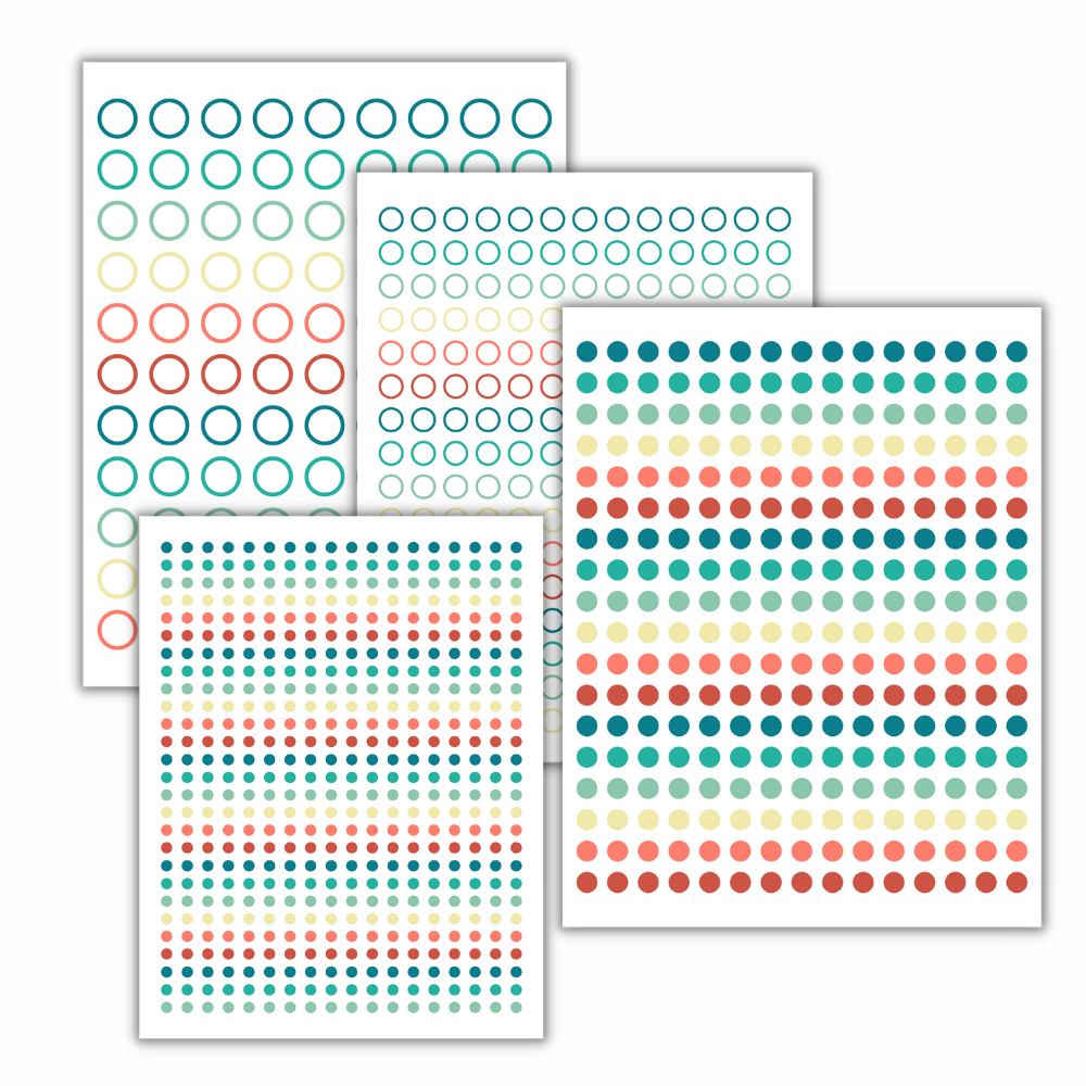 Green Planner Stickers – 16 Page Printable Pack