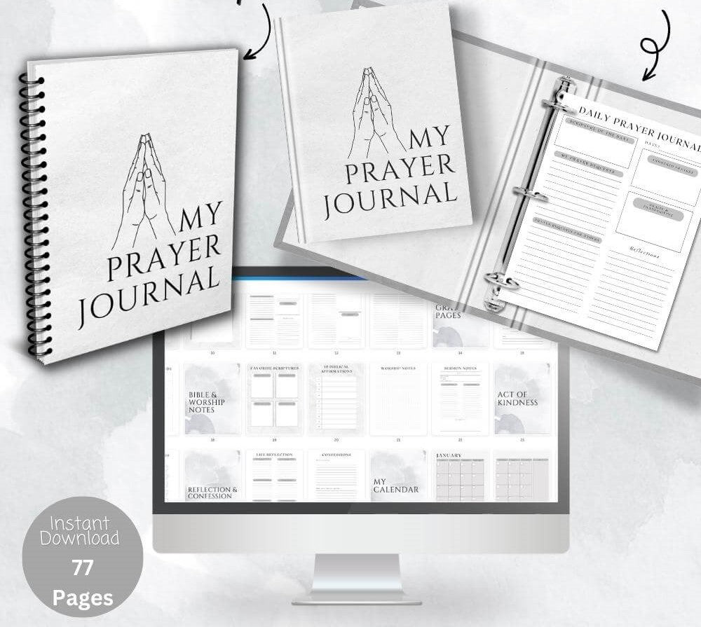PLR Prayer Journal | Journals for faith and reflection | My Store