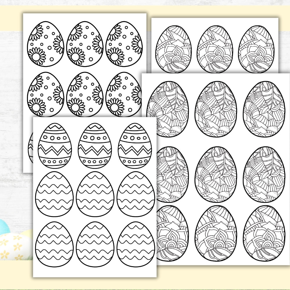 3D Easter Eggs to Hang