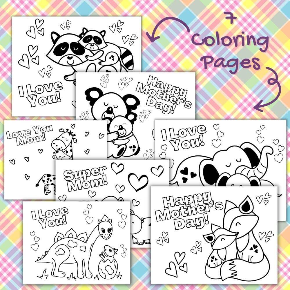 Mother’s Day Activity Bundle – 20 Printable Pages