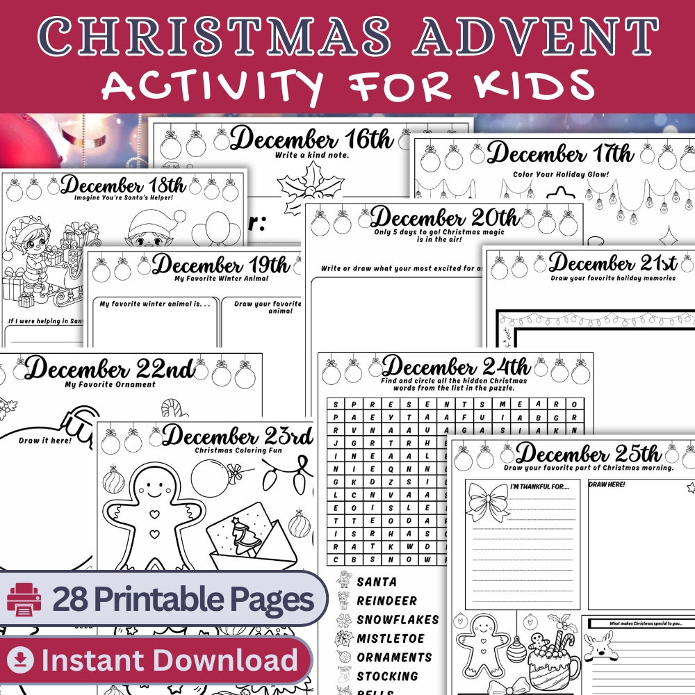 Christmas Advent Activity for Kids