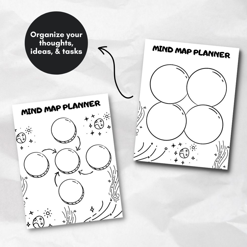Brain Dump Journal – 63 Page Printable PLR Planner