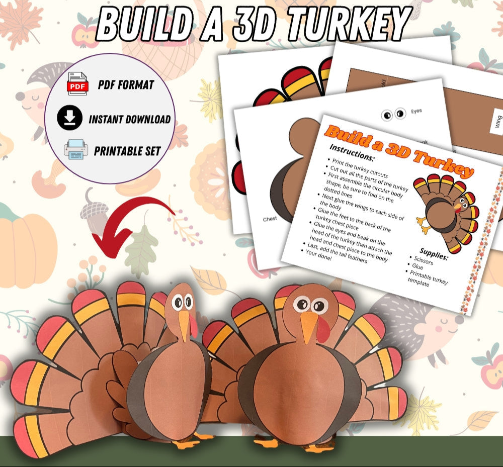 Build a 3D Turkey