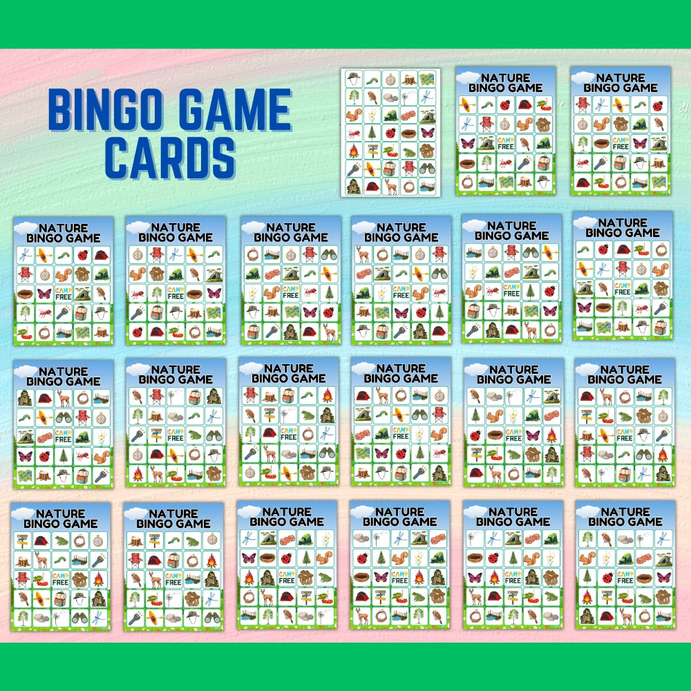 Camping Games Bundle – Printable Kids Activities