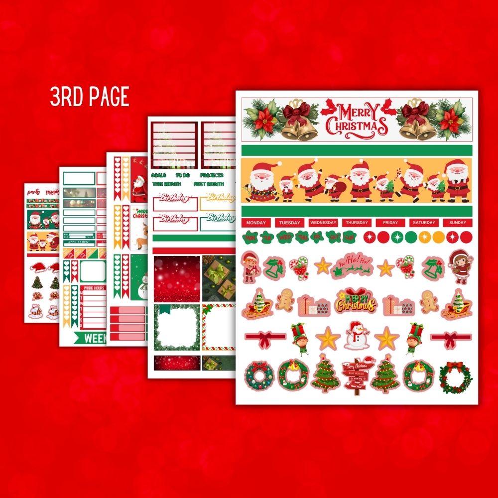 Christmas Planner Stickers – Holiday Printable Pack
