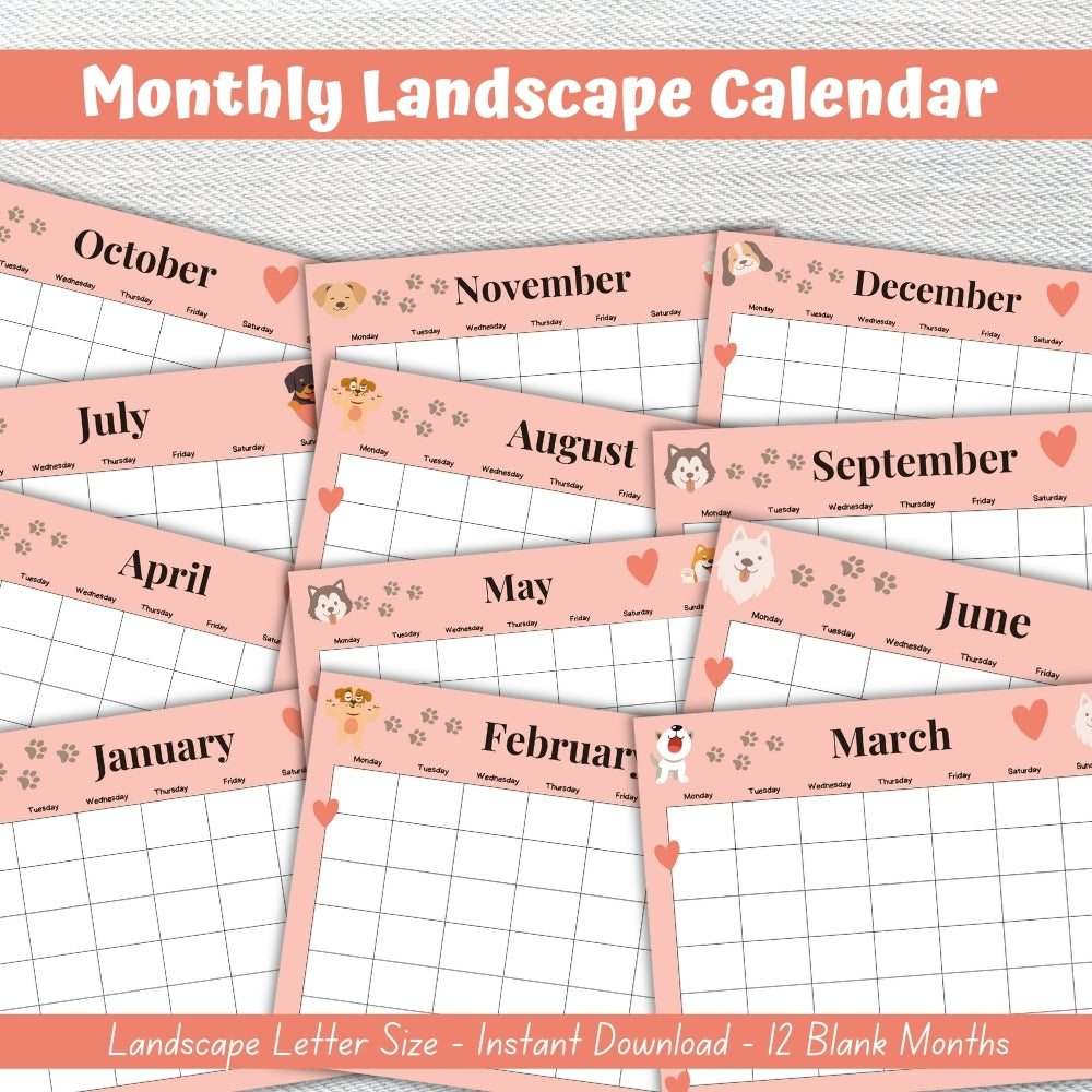 PLR Pink Dog Care Planner | Editable Pet Care Organizer Templates