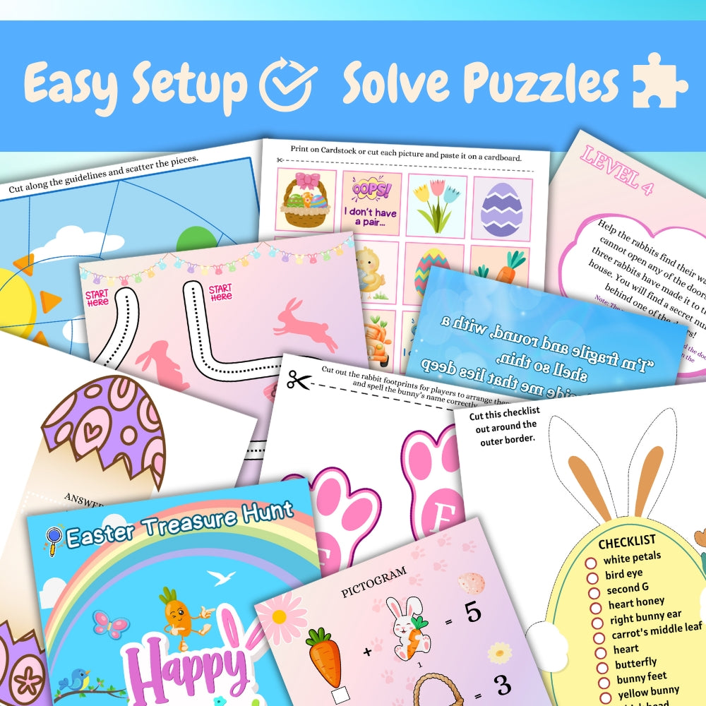 Easter Escape Room for Kids – 9 Fun Challenges
