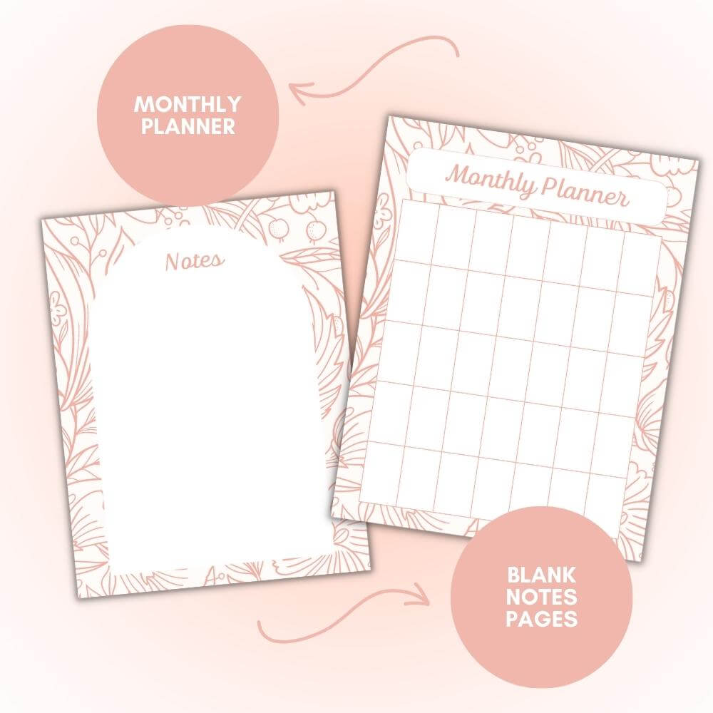 Spring Journal – 113 Page Floral Printable