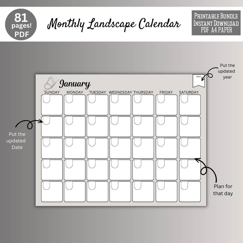 Gratitude Journal in Black and White Design
