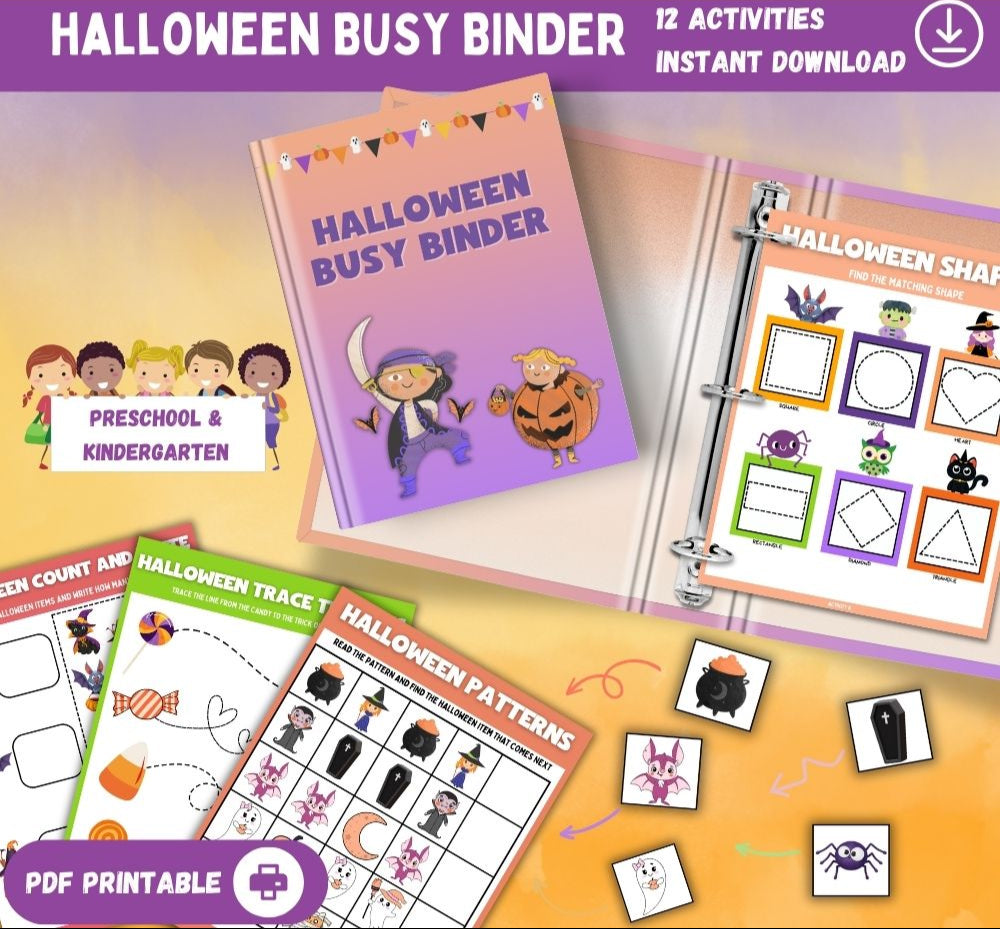 Halloween Busy Binder
