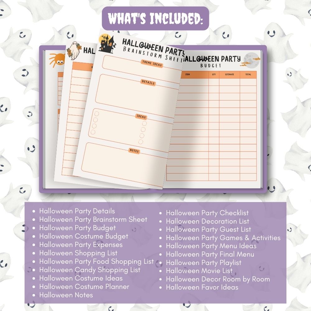 Halloween Planner | Organize Spooky Fun Parties & Costumes