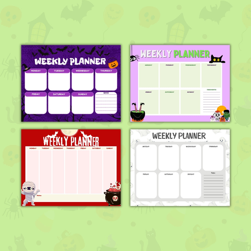 Halloween Planner Pages Pack