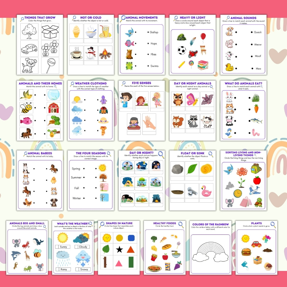 Kindergarten Science Worksheets – 22 Fun Printables